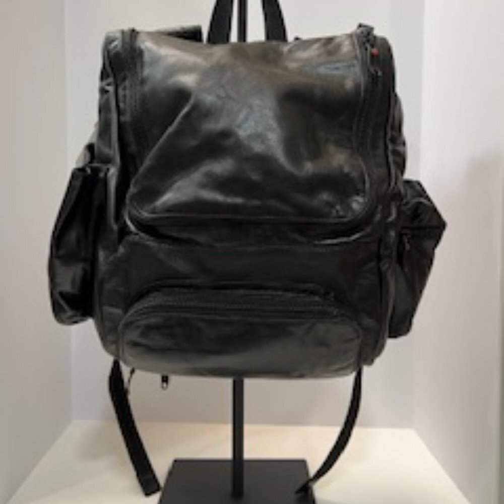 Winn International Leather Backpack Style 5451 - Picture 2 of 16